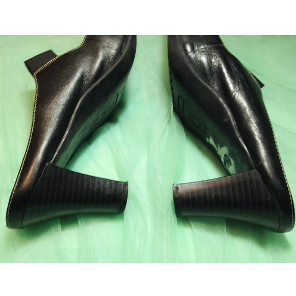 Vintage 2K Slide On Mule Heel Closed Toe - Picture 8 of 16